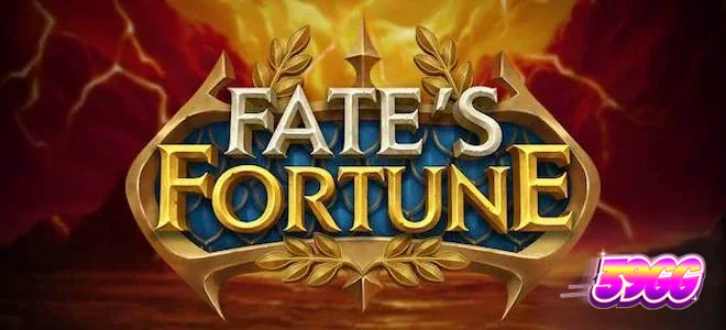 Interface do slot Fate's Fortune com temática mitológica